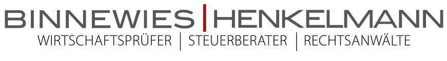 Logo BINNEWIES | HENKELMANN Wirtschaftsprüfer | Steuerberater | Rechtsanwälte